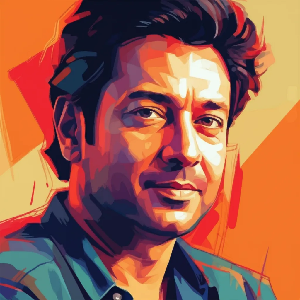 Artistic portrait of Sumeet Raghavan