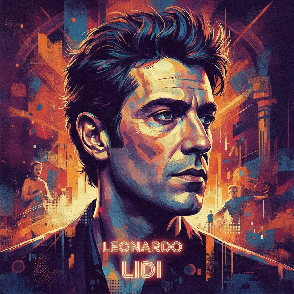 Artistic portrait of Leonardo Lidi