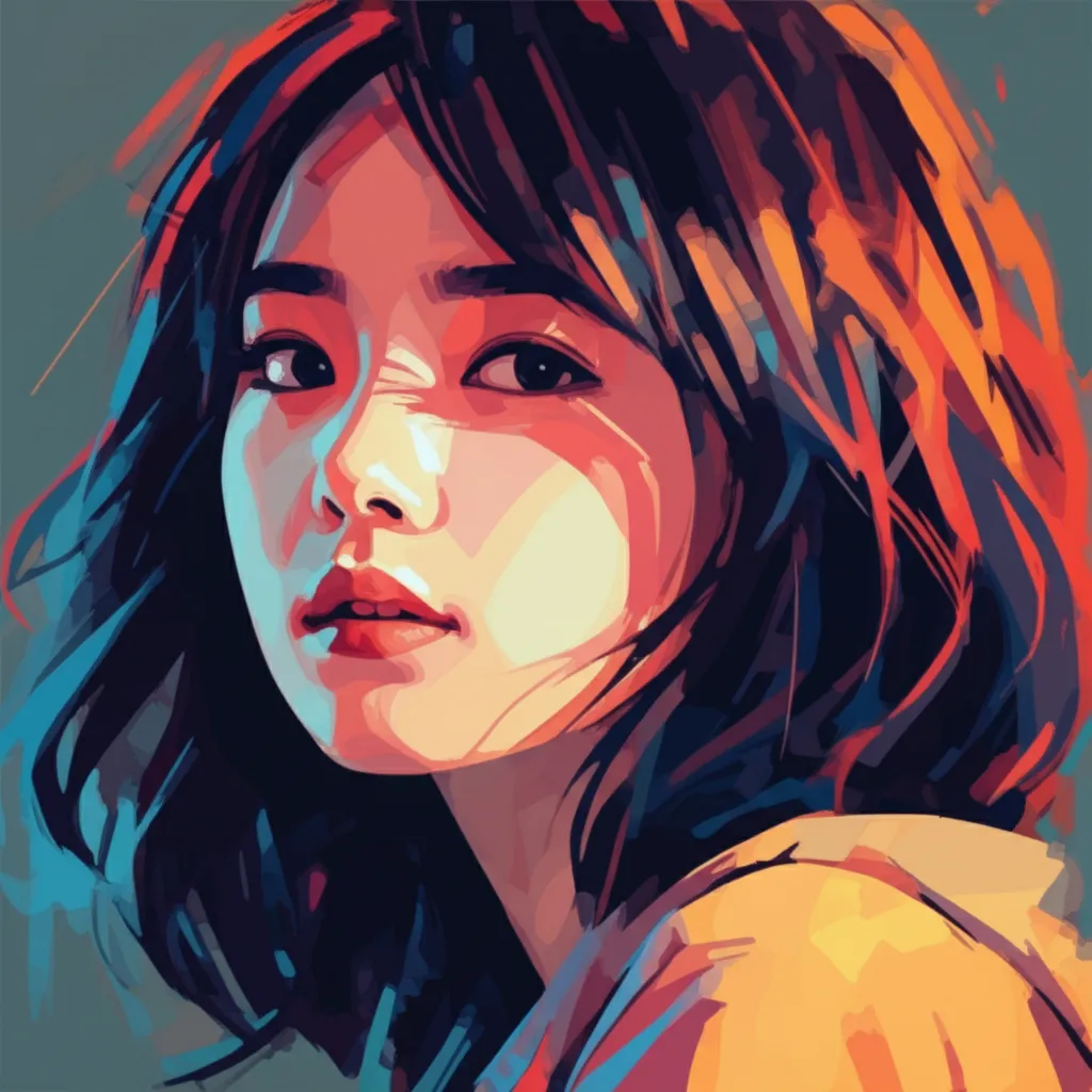 Artistic portrait of Su-an Kim