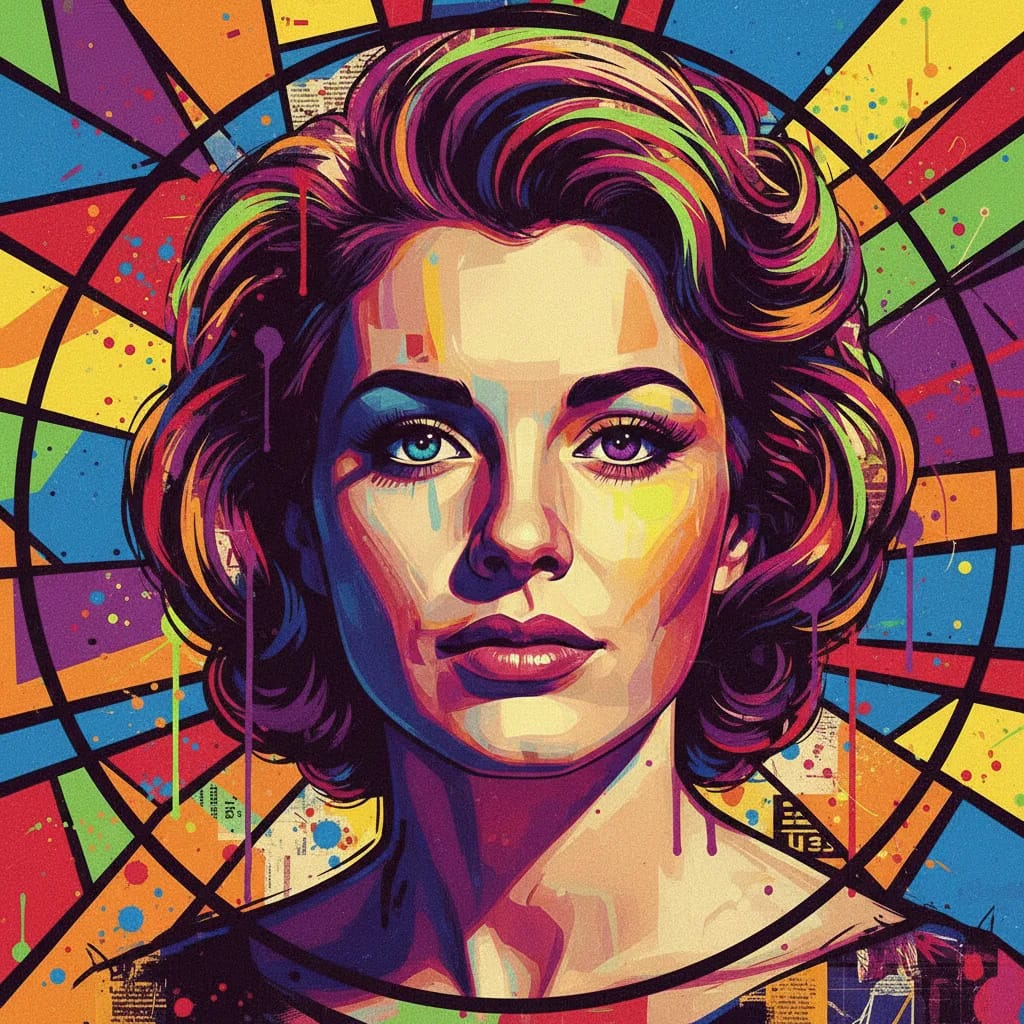 Artistic portrait of Kathryn Grant