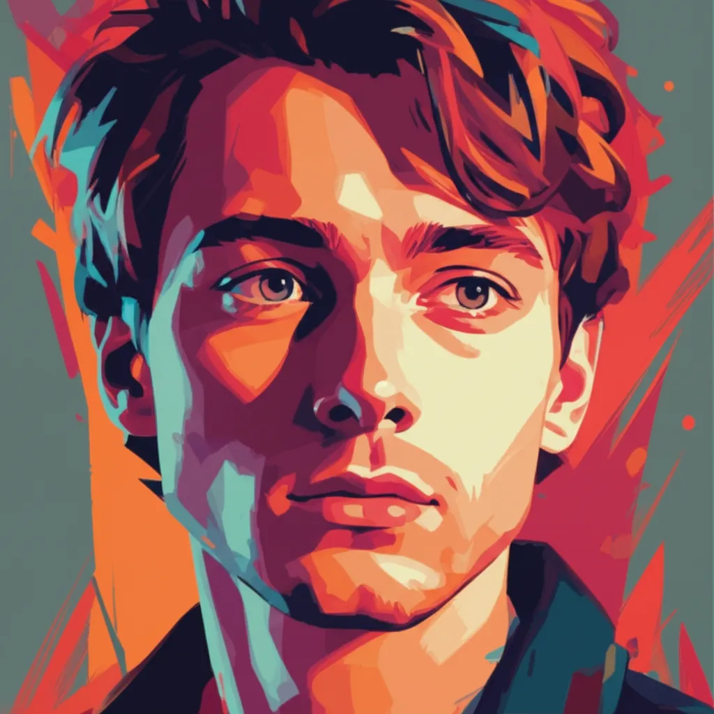Artistic portrait of Matthew Ninaber