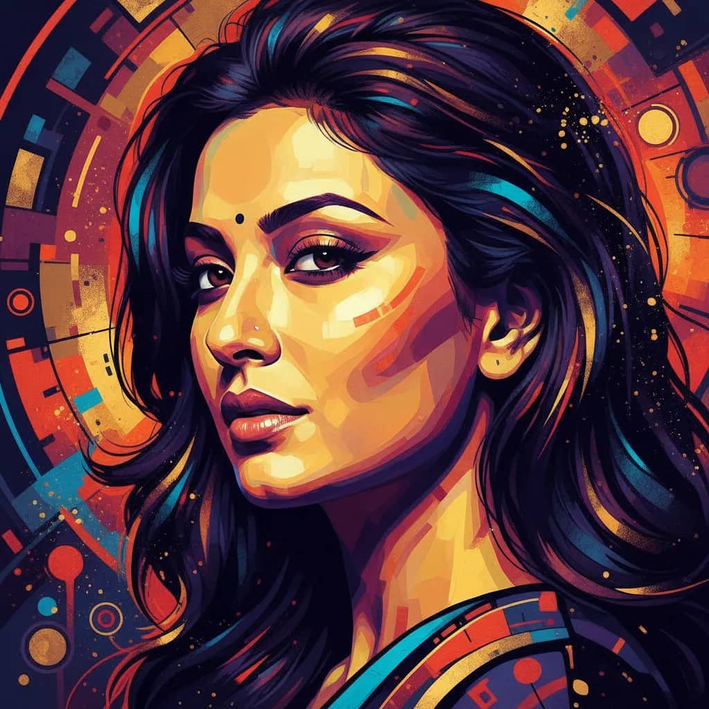 Portrait of Sushmita Sen