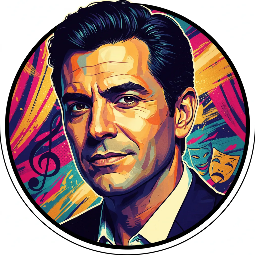 Artistic portrait of Mario Iván Martínez
