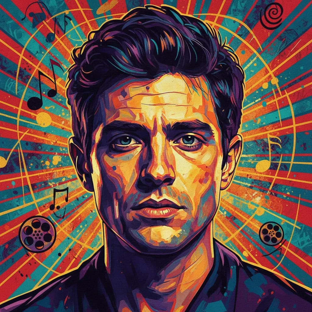 Artistic portrait of Nahuel Pérez Biscayart