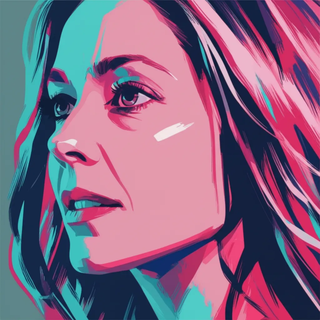 Artistic portrait of Kristen Cloke