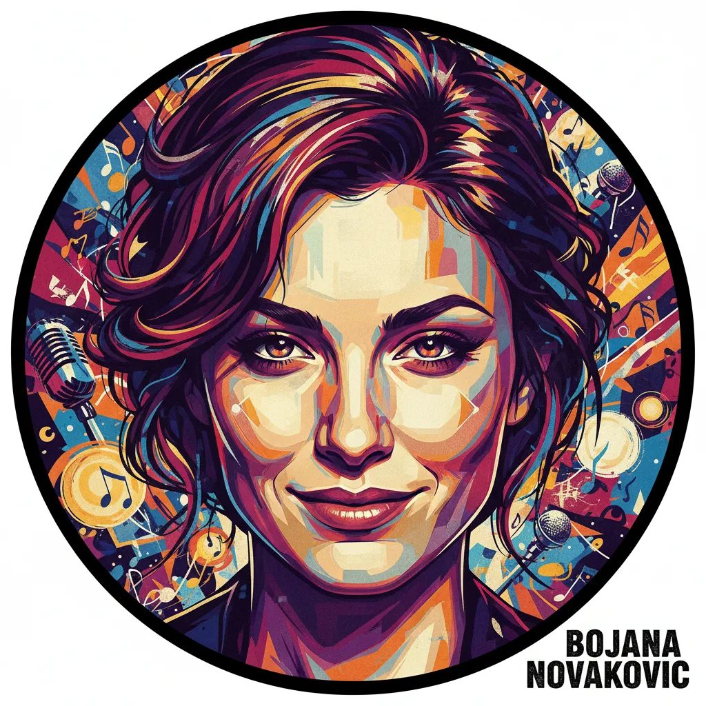 Artistic portrait of Bojana Novakovic