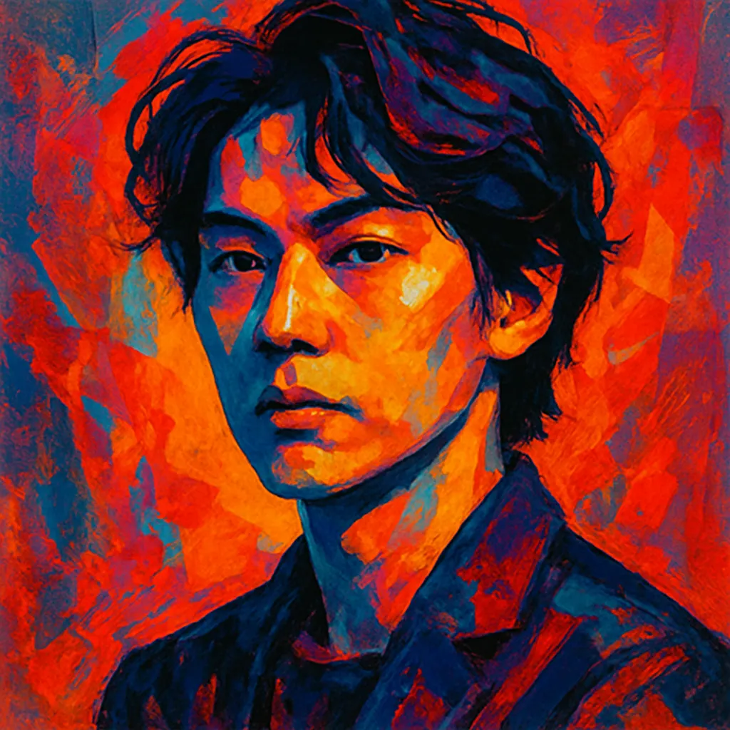 Artistic portrait of Masaki Okada