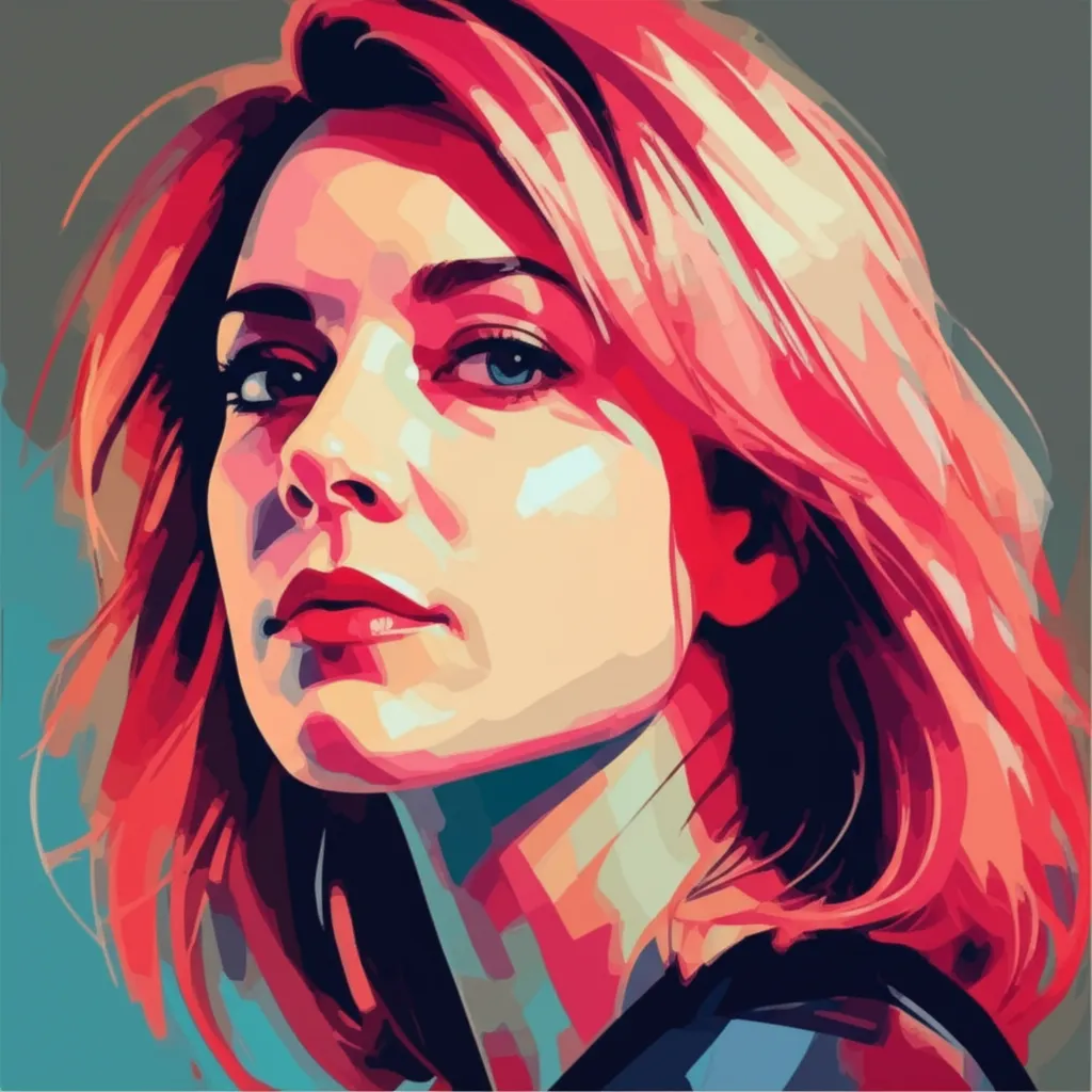 Artistic portrait of Linda Zilliacus
