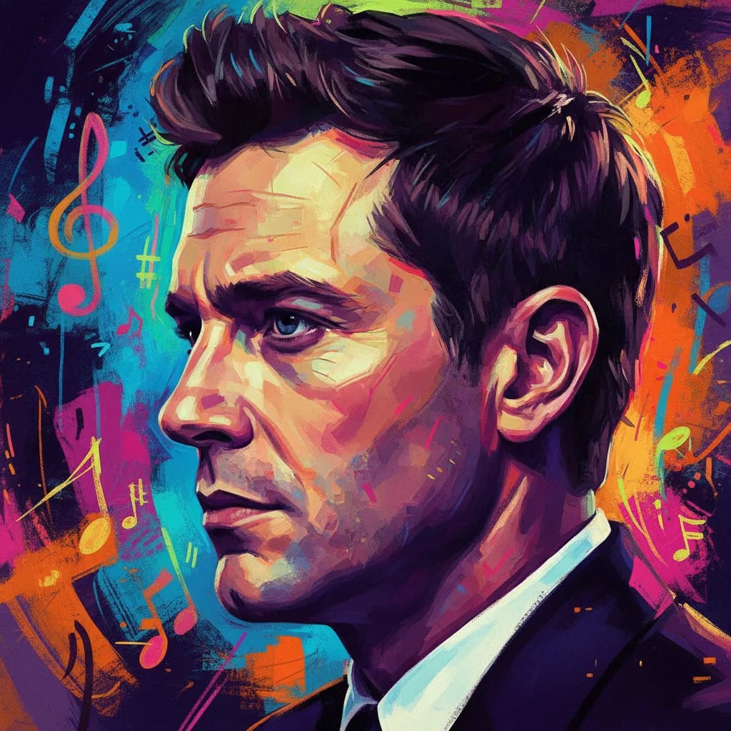 Artistic portrait of Jeremy Sheffield
