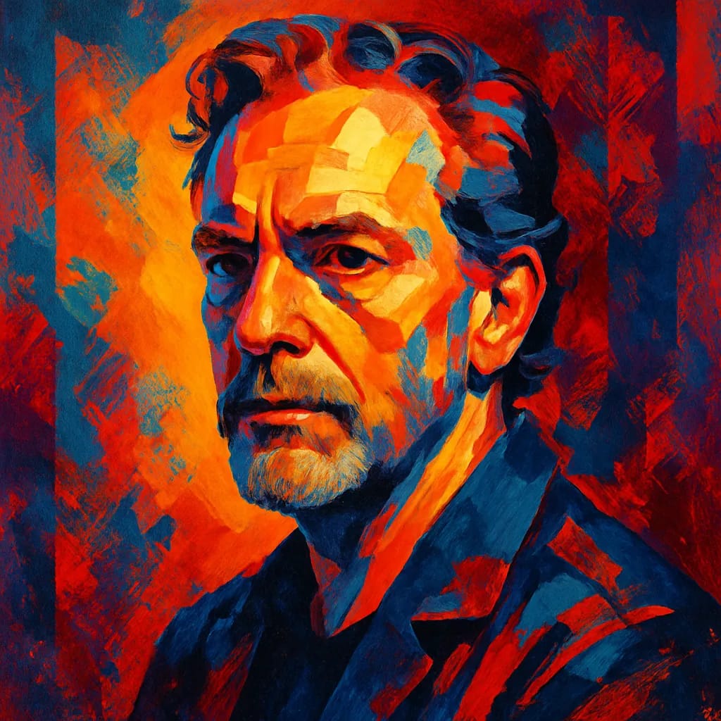 Artistic portrait of Mike Anscombe