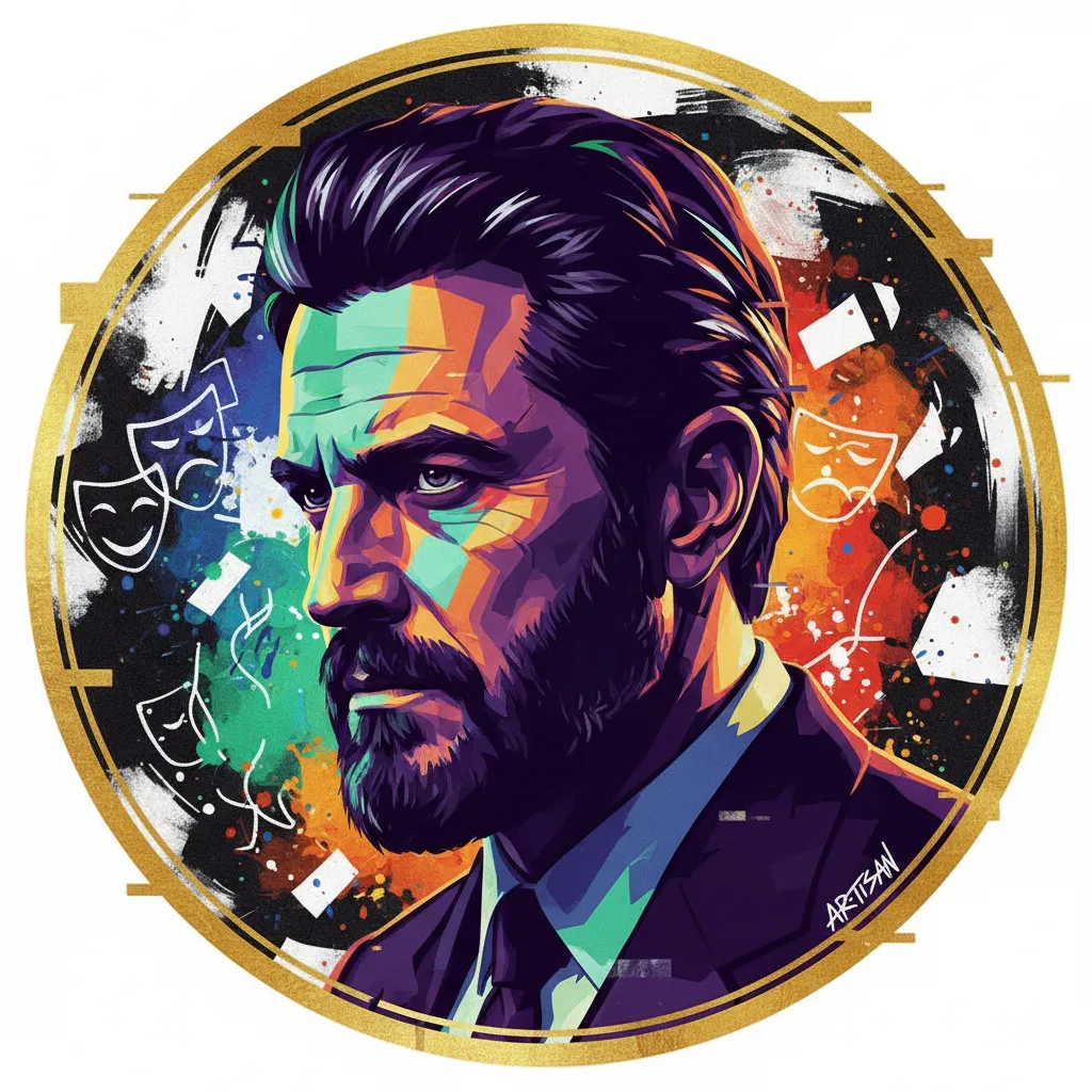 Artistic portrait of Powers Boothe