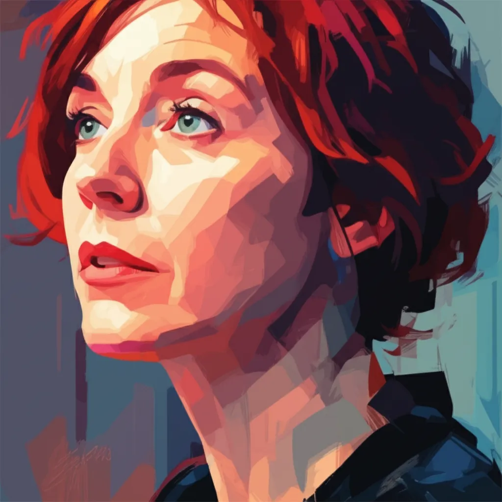 Artistic portrait of Shirley Henderson