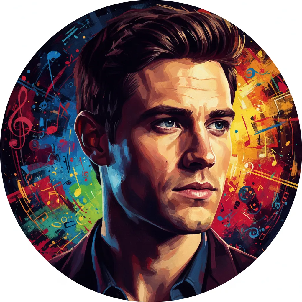 Artistic portrait of Ryan Kelley