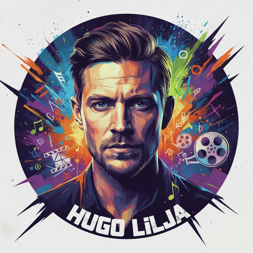 Artistic portrait of Hugo Lilja