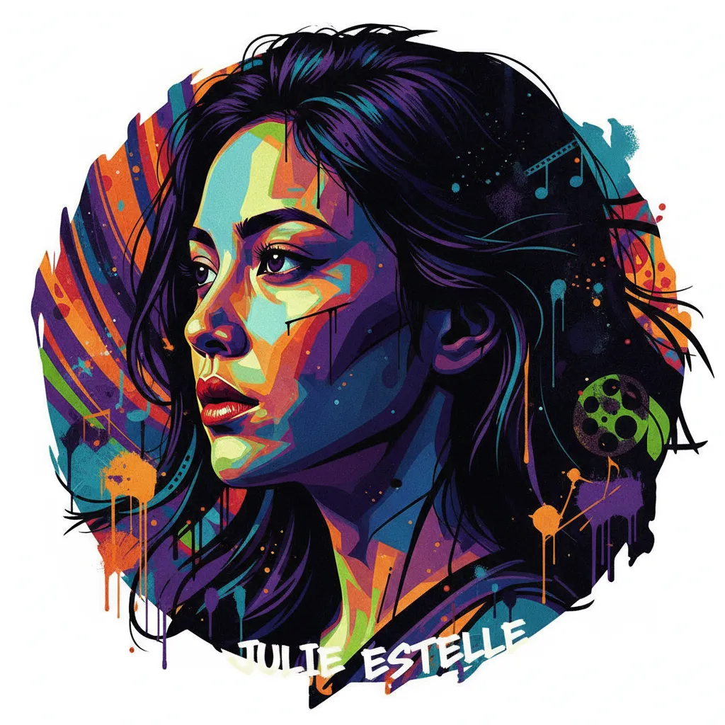 Artistic portrait of Julie Estelle