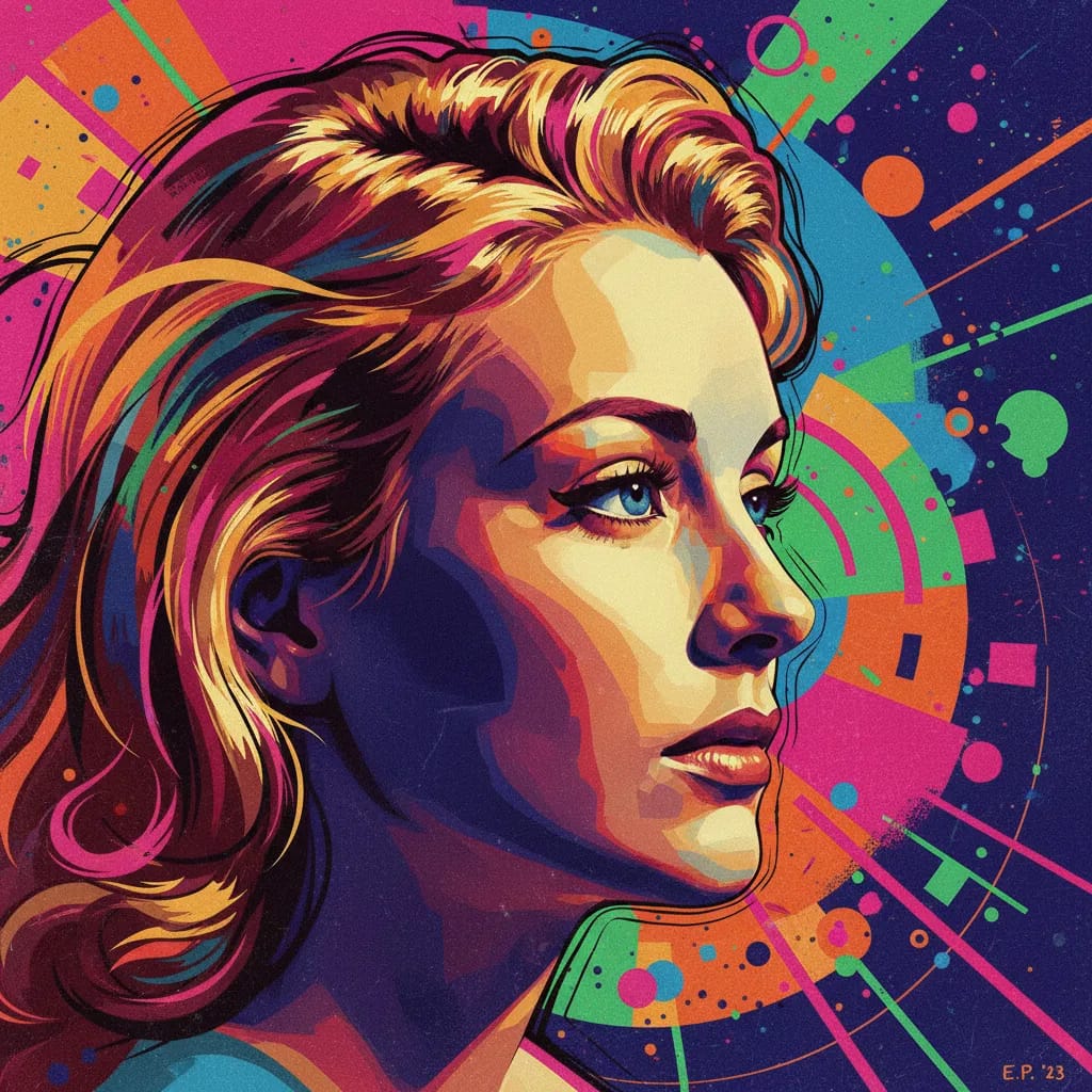 Artistic portrait of Eleanor Parker