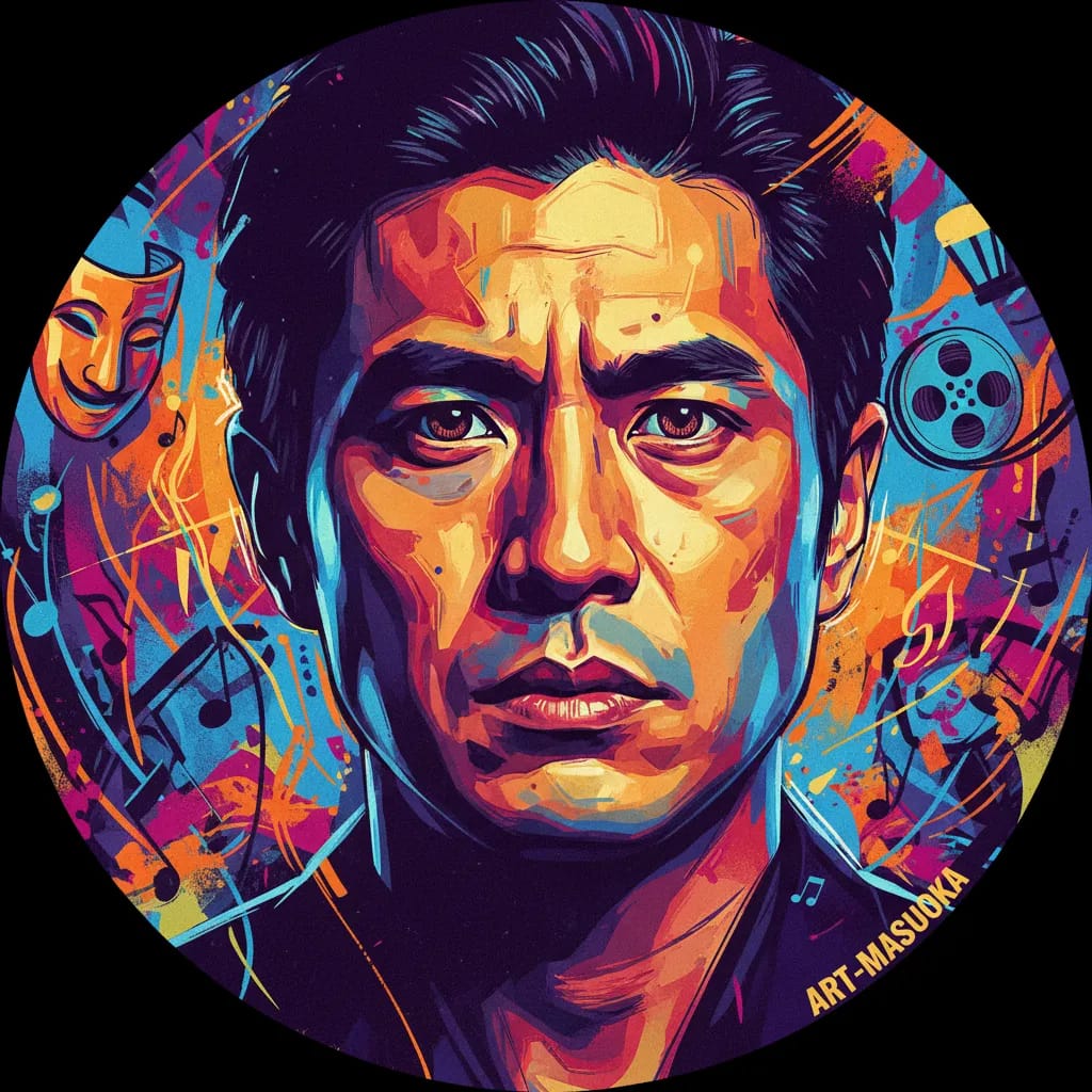 Artistic portrait of Tôru Masuoka