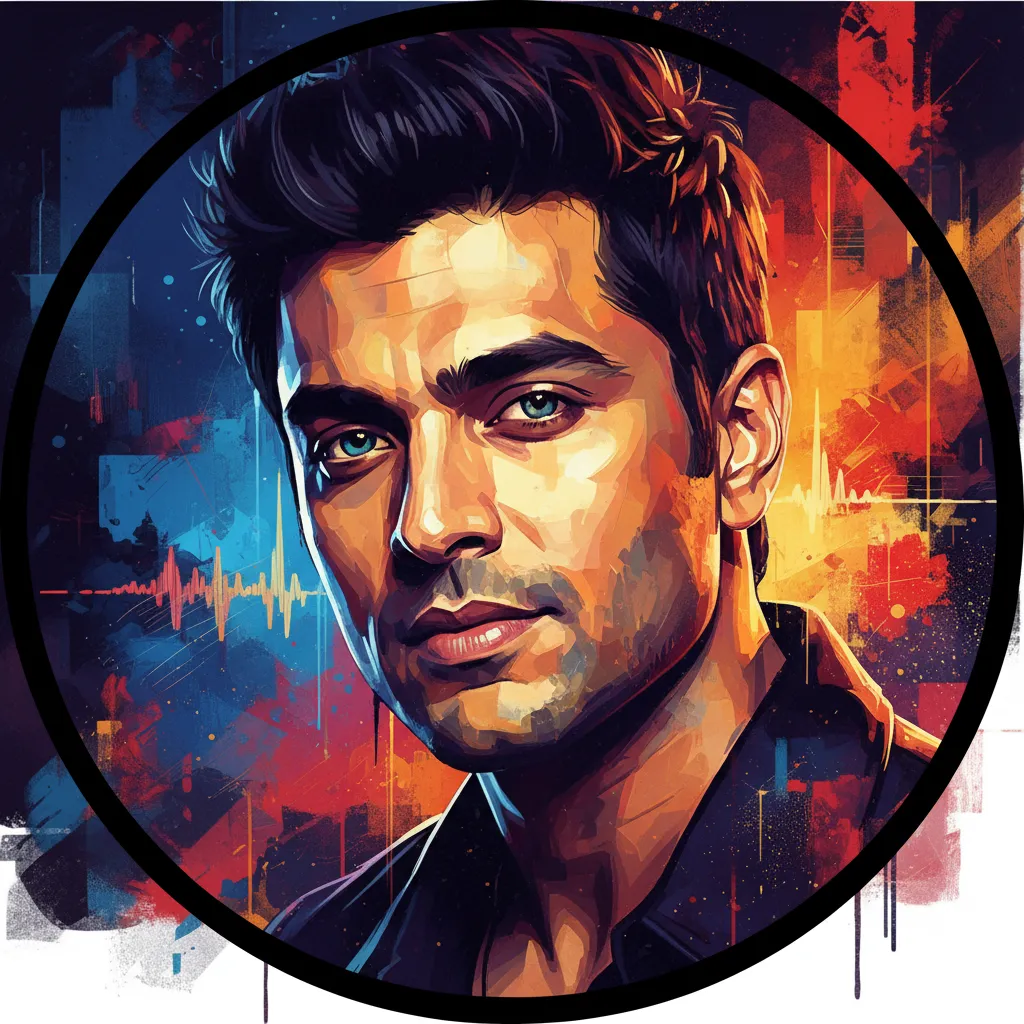 Artistic portrait of Shiv Panditt