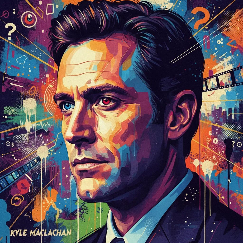 Artistic portrait of Kyle MacLachlan