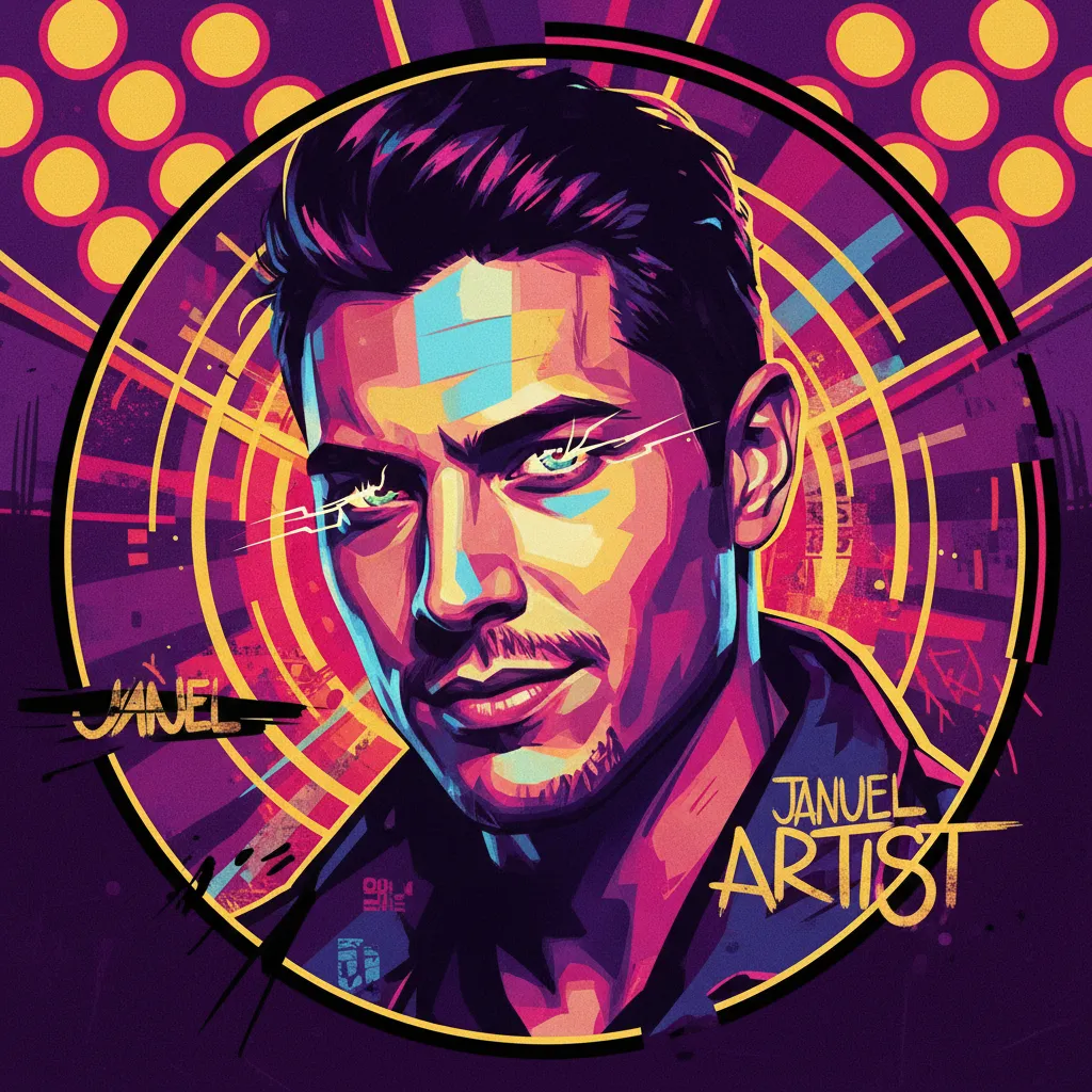Artistic portrait of Januel Mercado