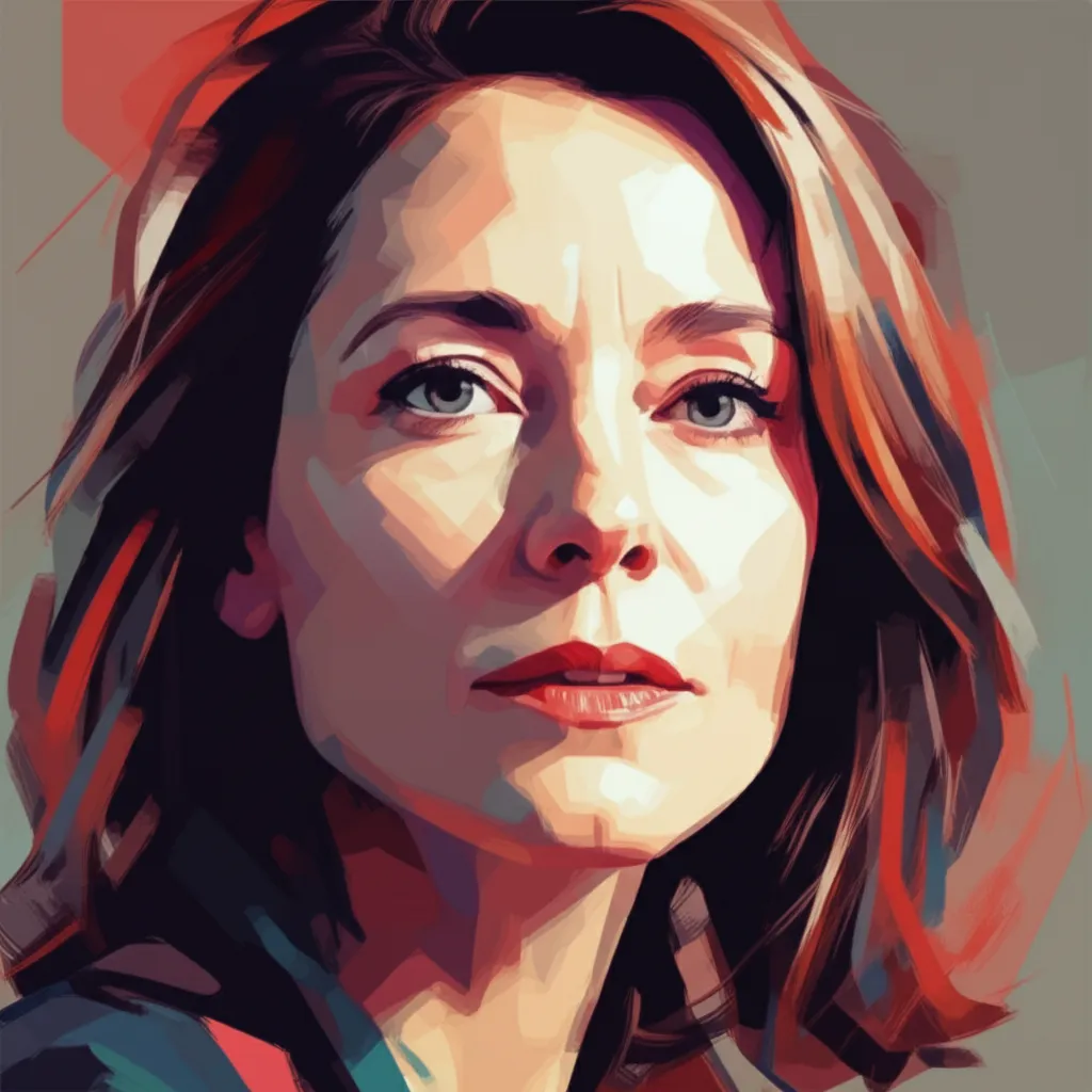 Artistic portrait of Catherine Keener