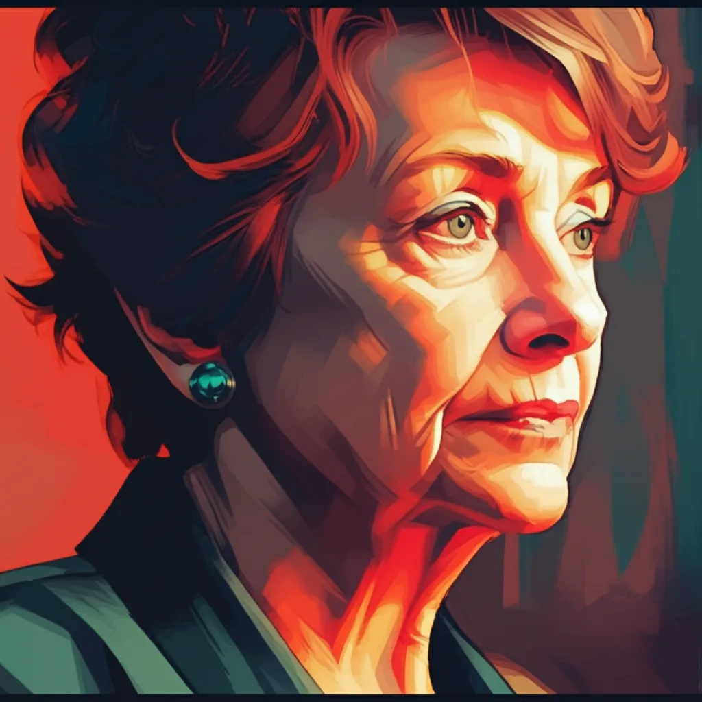 Artistic portrait of Brenda Fricker