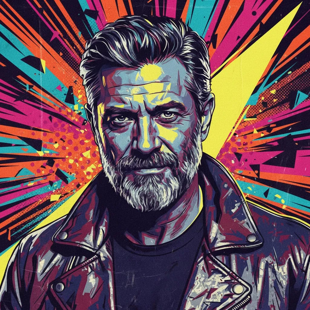 Artistic portrait of Nick Damici