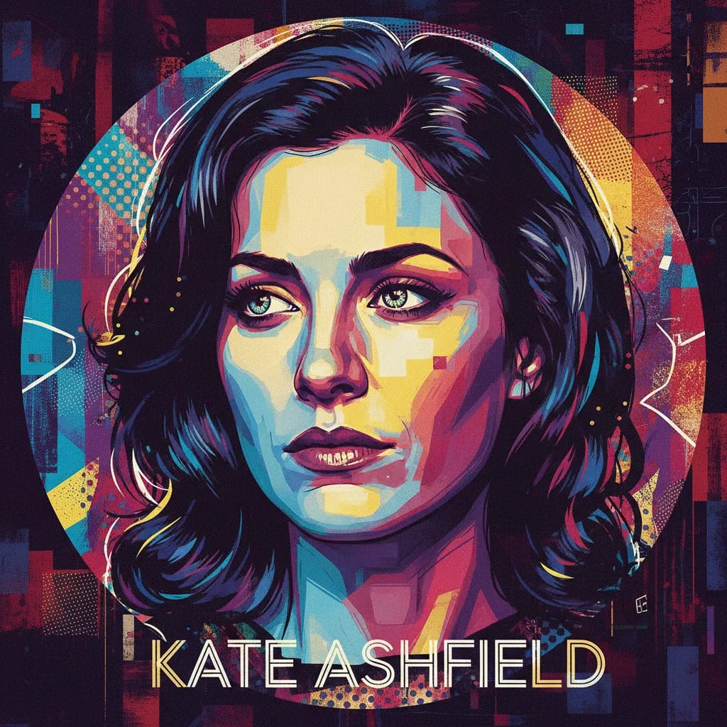 Artistic portrait of Kate Ashfield