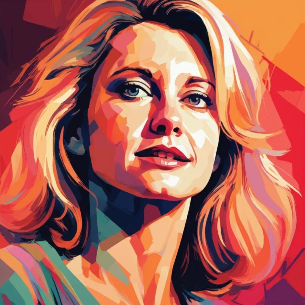 Artistic portrait of Olivia Newton-John