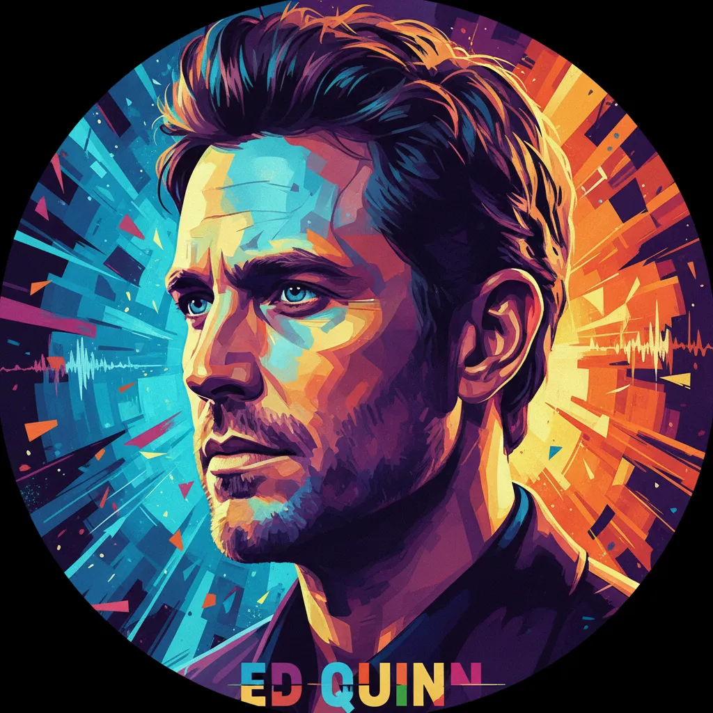Artistic portrait of Ed Quinn