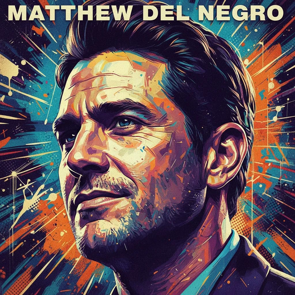 Artistic portrait of Matthew Del Negro