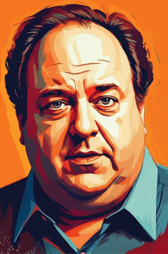 Artistic portrait of Jeff Garlin