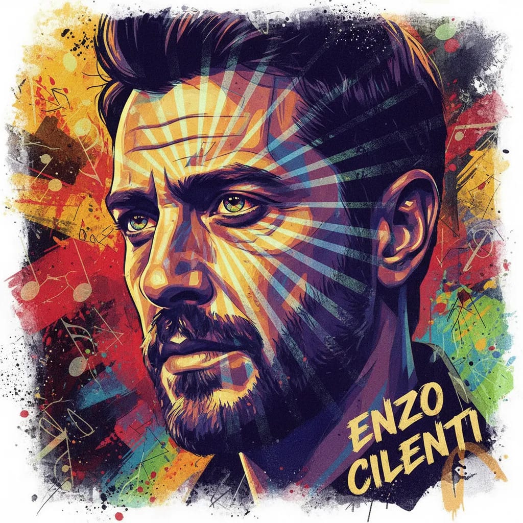 Artistic portrait of Enzo Cilenti