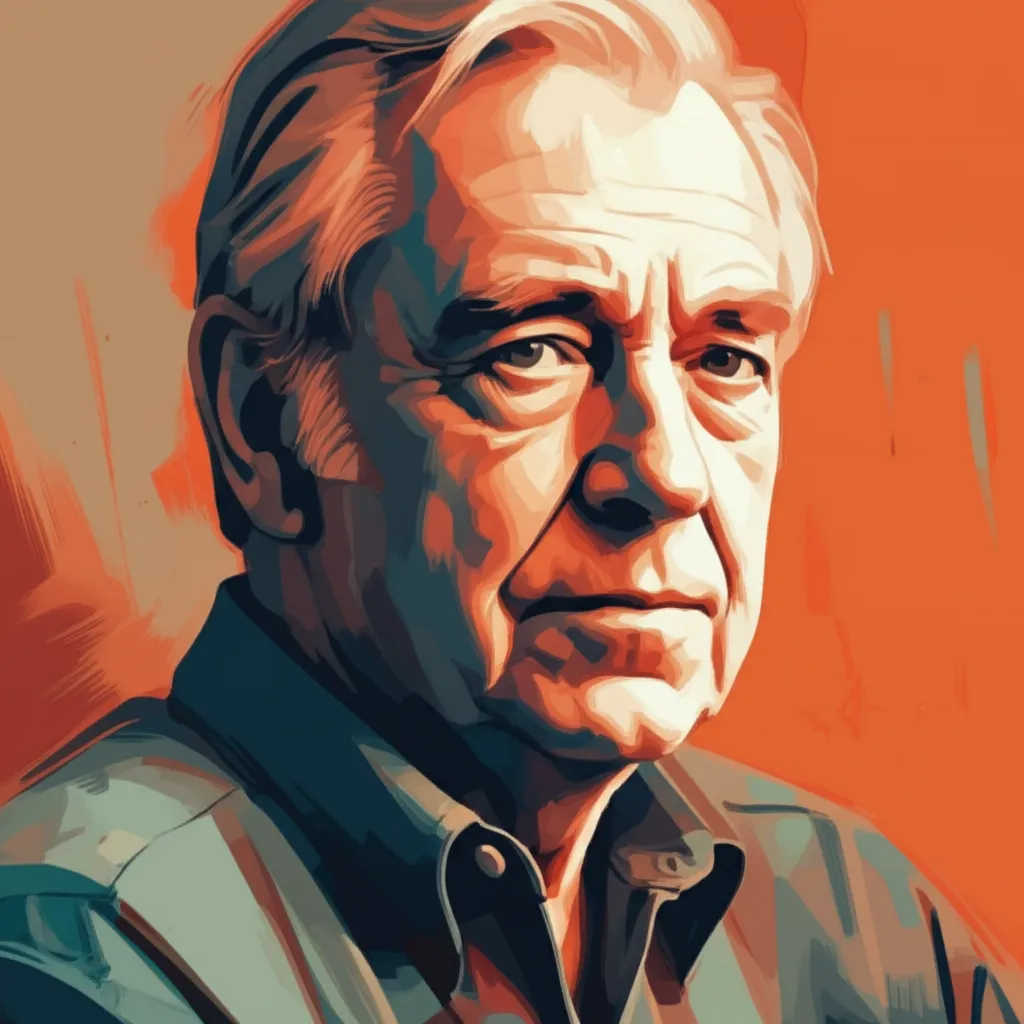 Artistic portrait of Gordon Pinsent