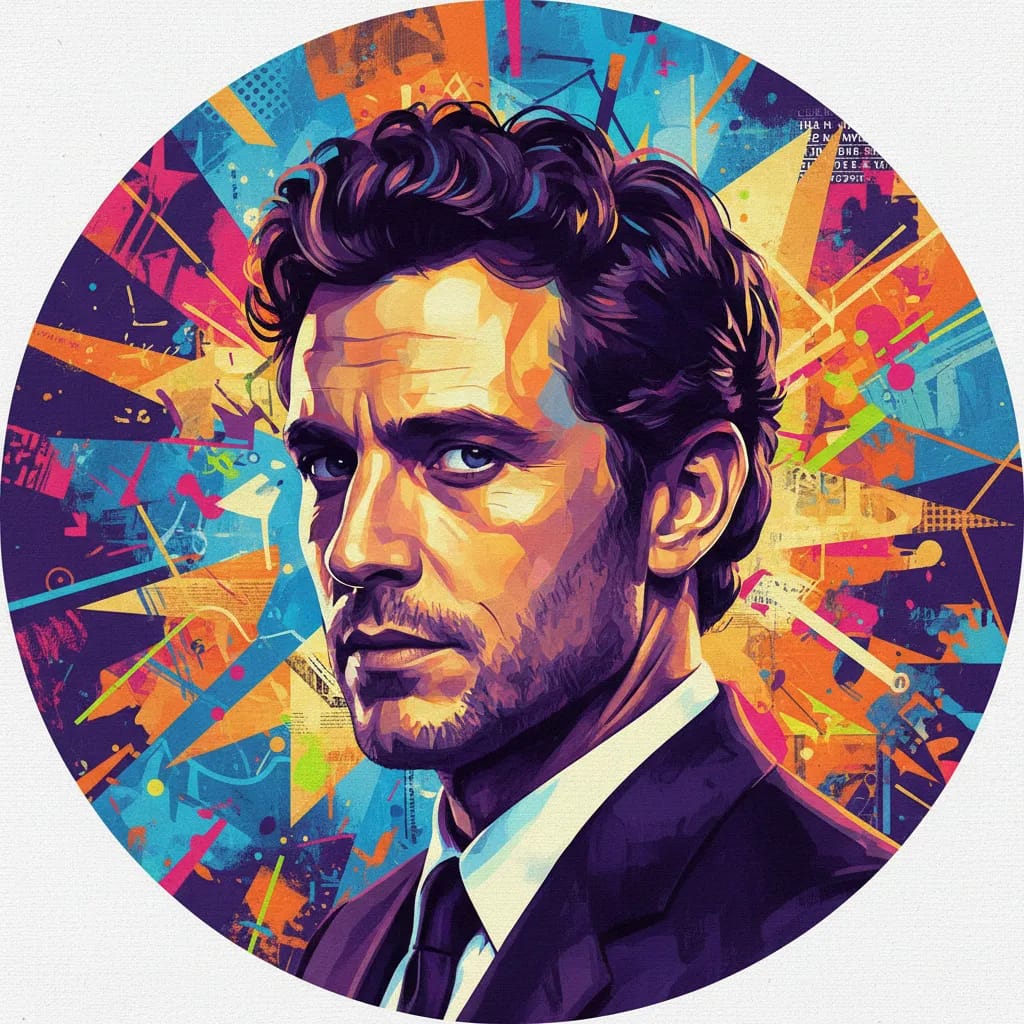 Artistic portrait of Robert James-Collier