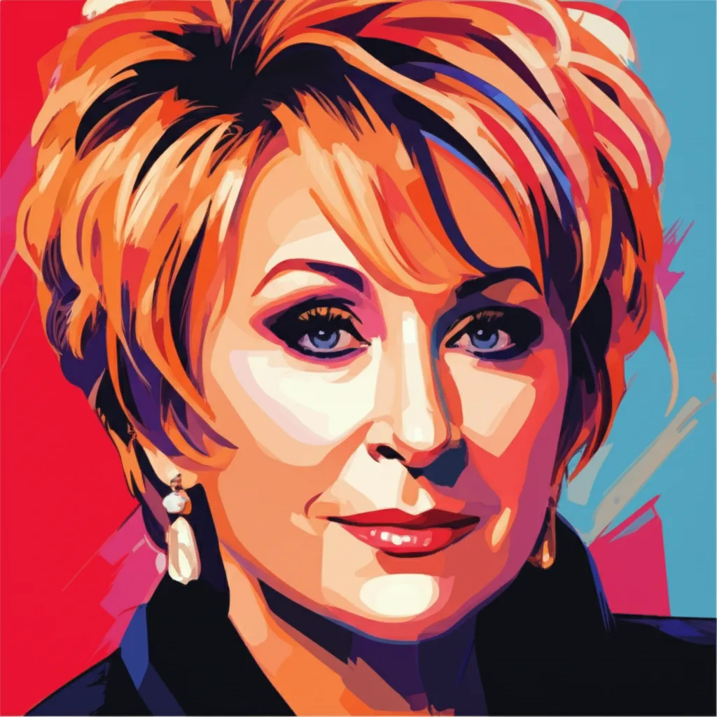 Artistic portrait of Jane Lynch