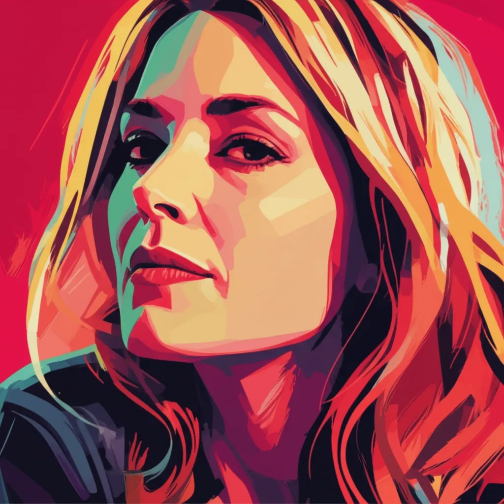 Artistic portrait of Mariel Hemingway