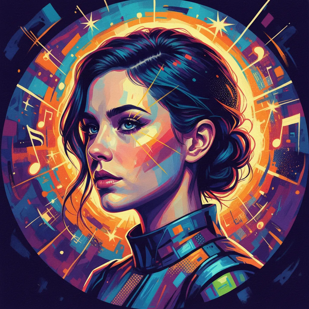 Artistic portrait of Chloe Rose