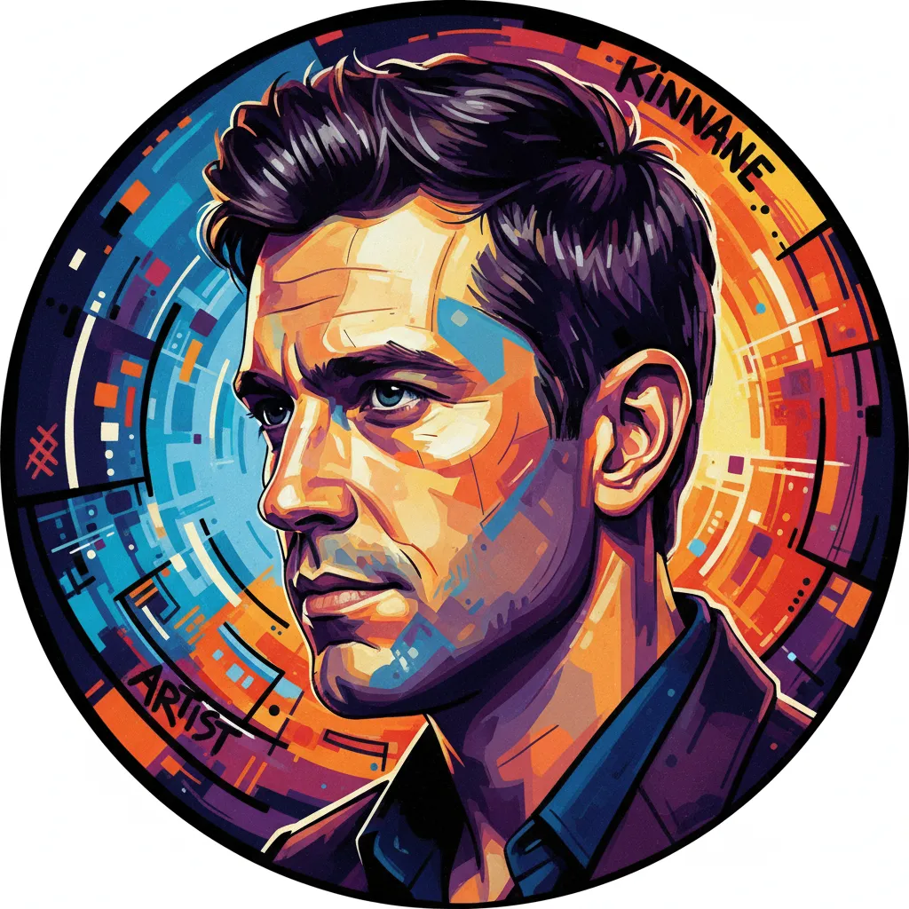Artistic portrait of Daniel Kinnane