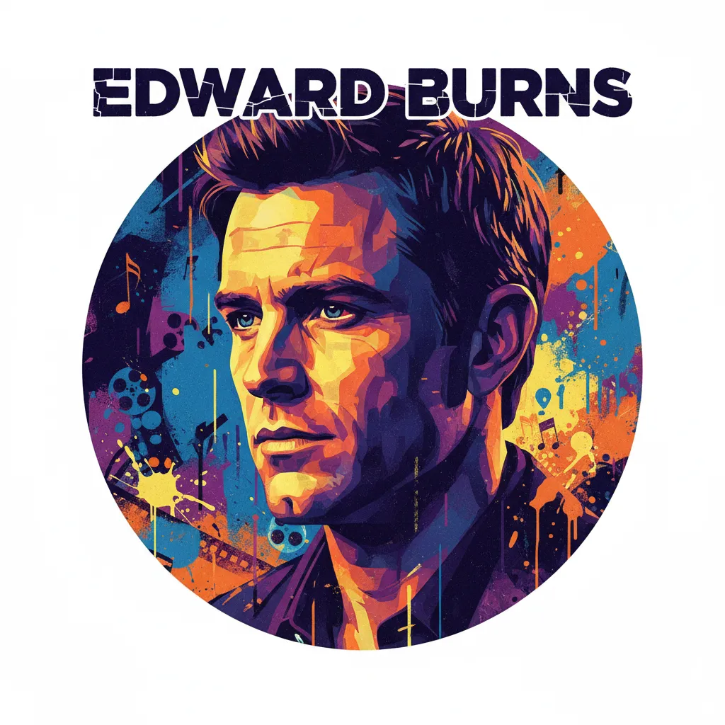 Artistic portrait of Edward Burns