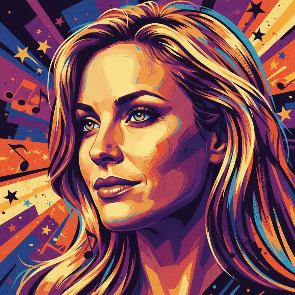 Artistic portrait of Heather Locklear