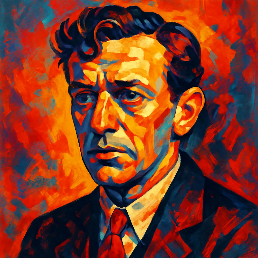 Artistic portrait of Harold Goodwin