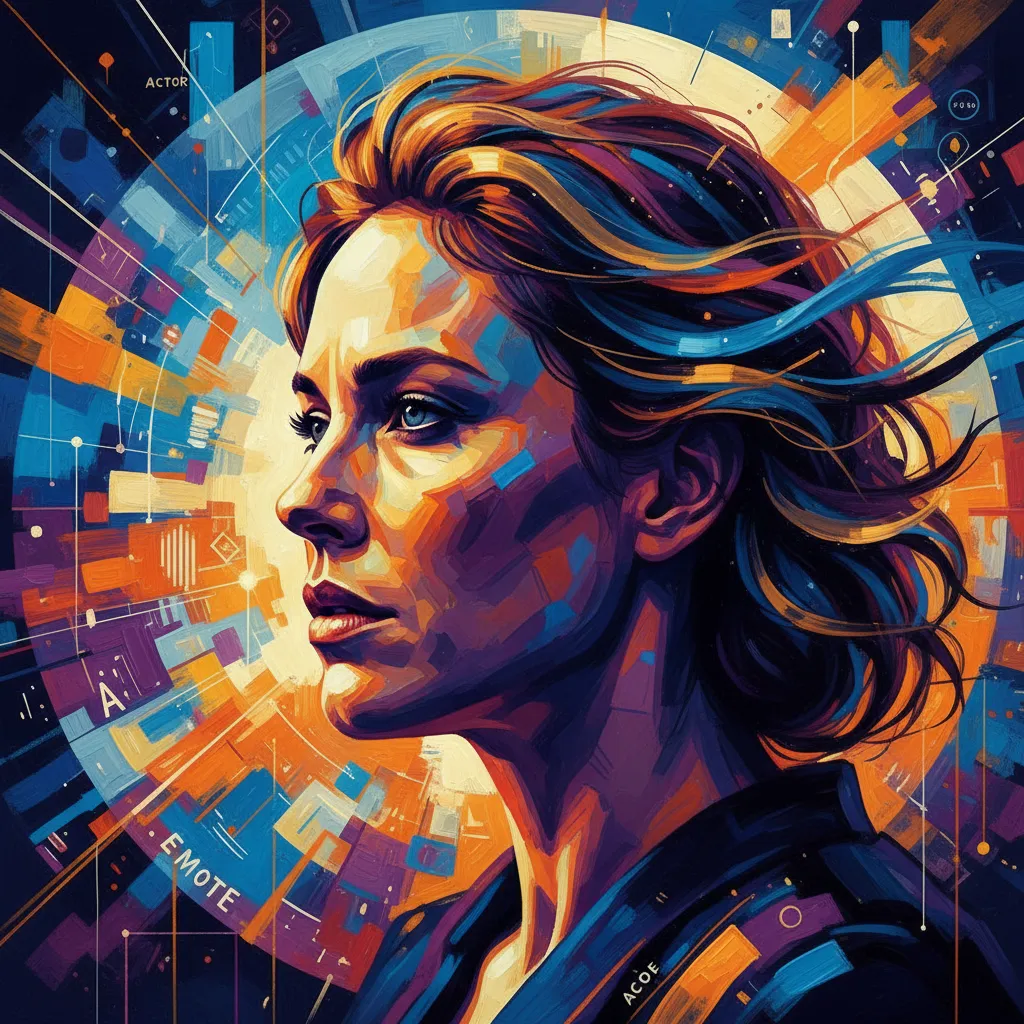 Artistic portrait of Laura Fraser