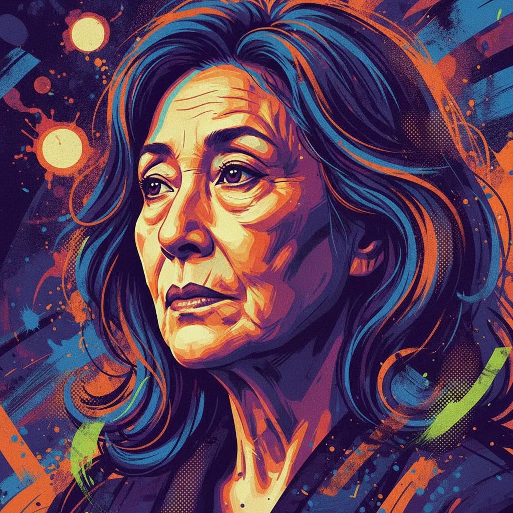 Artistic portrait of Hisako Kyôda