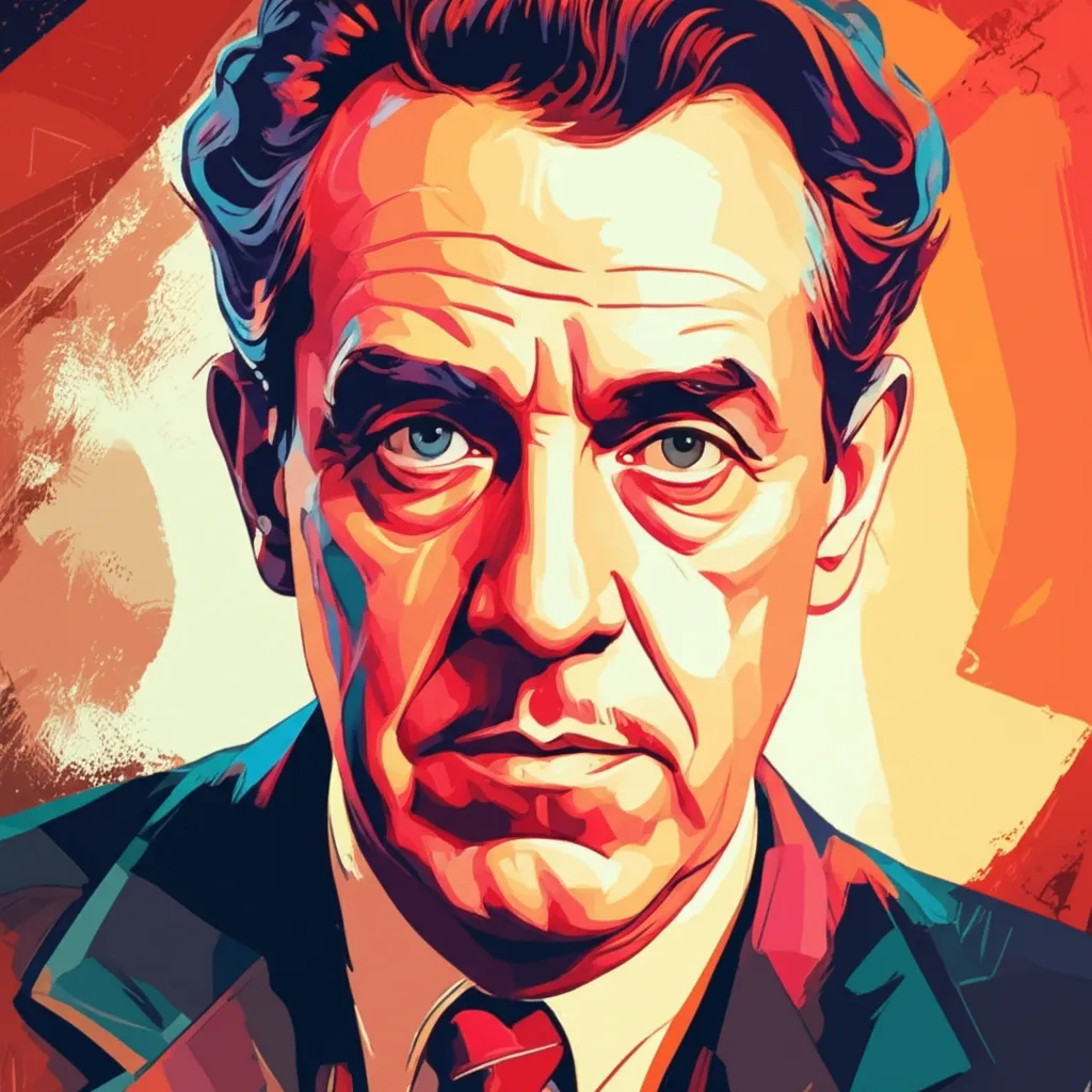 Artistic portrait of Charles Ruggles