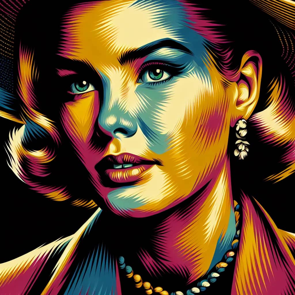 Portrait of Lauren Bacall