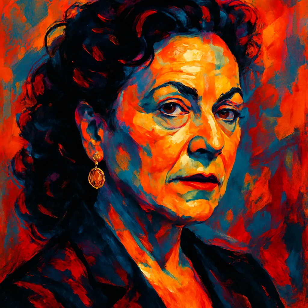 Artistic portrait of Kathleen Gati