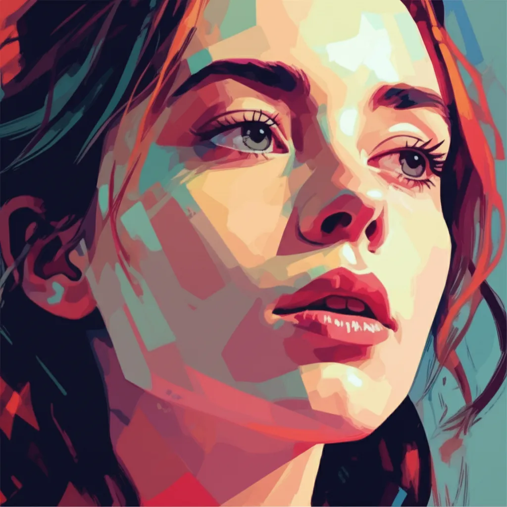 Artistic portrait of Thomasin McKenzie