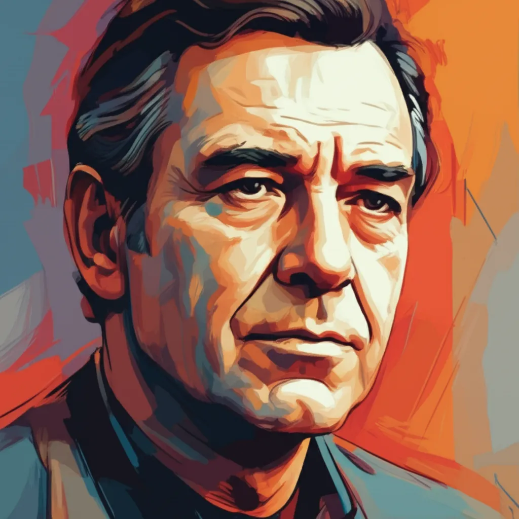 Artistic portrait of James Doohan