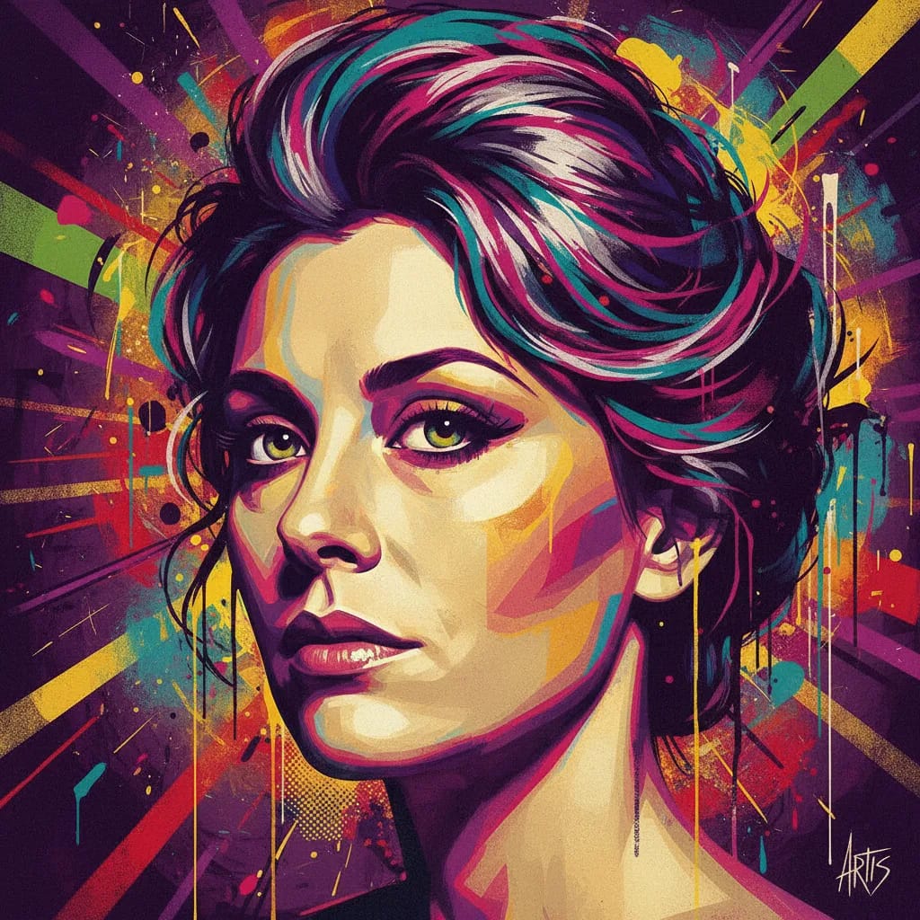 Artistic portrait of Roberta Maxwell